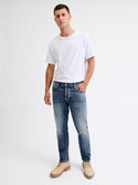 Jack & Jones Mike 335 Men’s Blue Jeans | Tapered Fit Denim – Borderland Muff