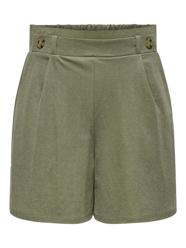 JDY Ladies Birdie Geggo Elasticated Waist Regular Fit Shorts-MERMAID