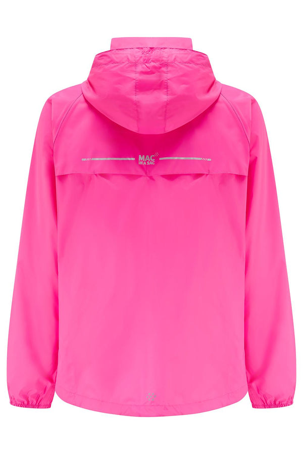 Mac in a Sac Adults Waterproof Breathable Windproof Unisex Origin Packable Jacket-PINK - Borderland Muff