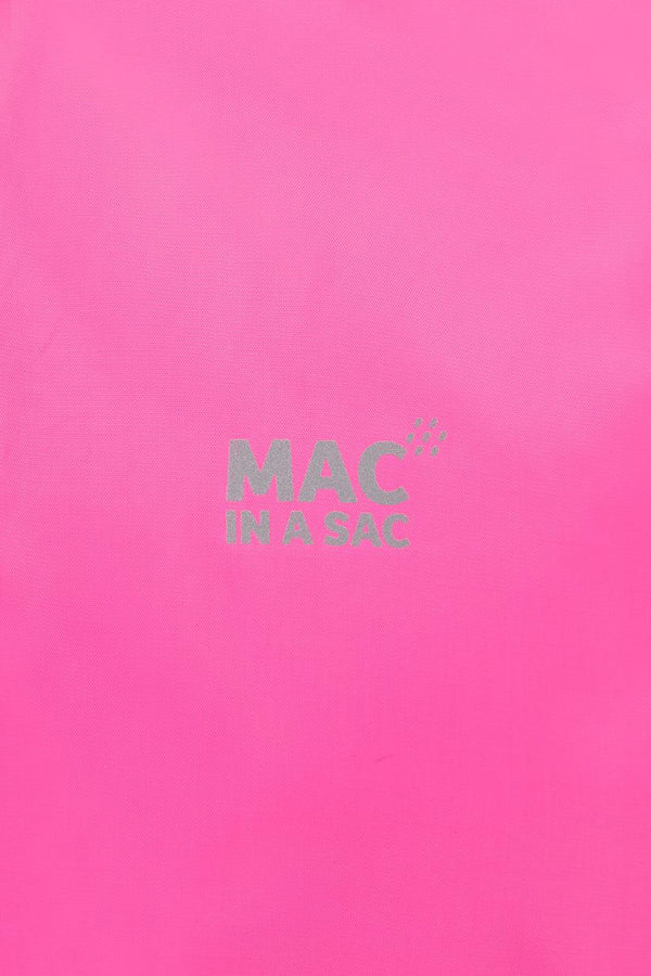 Mac in a Sac Adults Waterproof Breathable Windproof Unisex Origin Packable Jacket-PINK - Borderland Muff