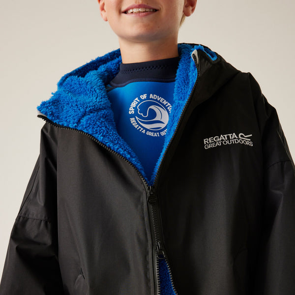 Regatta Junior Waterproof Changing Robe | Warm & Windproof - Borderland Muff