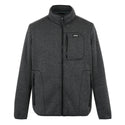 Regatta Men’s Barlee Full Zip Fleece | Warm Marl Knit Teddy Jacket | Borderland Muff - Borderland Muff