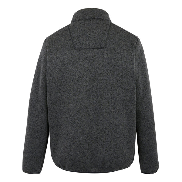 Regatta Men’s Barlee Full Zip Fleece | Warm Marl Knit Teddy Jacket | Borderland Muff - Borderland Muff