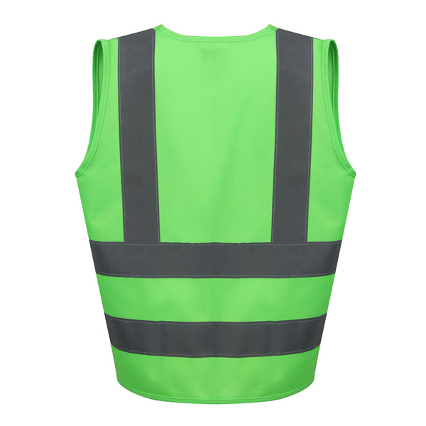 Regatta Kids Hi Vis Vest-FLURO GREEN - Borderland Muff