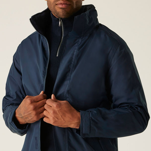 Regatta Men's Dover Waterproof Work & Uniform Jacket – Multiple Colours | Fleece Lined & Embroidery Ready