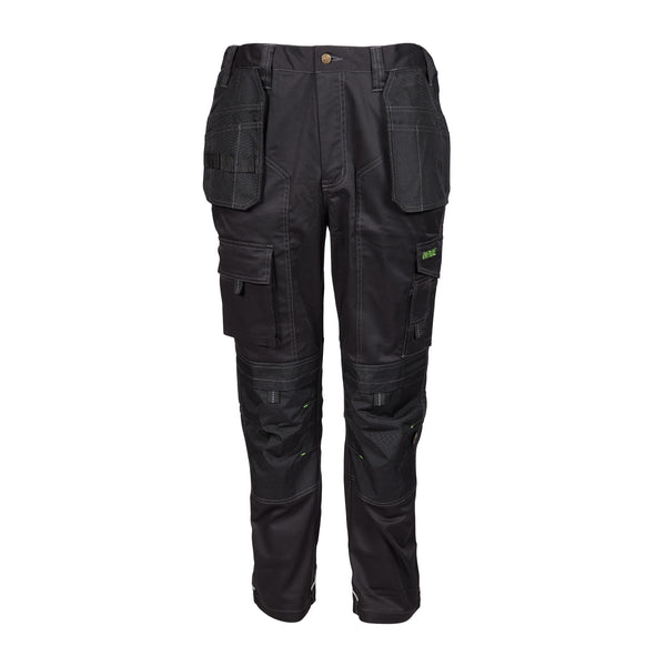 Apache APKHT TWO men’s regular fit trade holster work trousers with stretch gusset, elasticated waist and Cordura® knee/holster reinforcements - Borderland Muff