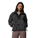Columbia women's sequoia grove half zip black front