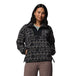 Columbia women's sequoia grove half zip black front