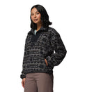 Columbia women's sequoia grove half zip black side