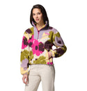 Columbia women's sequoia grove half zip fucshia side
