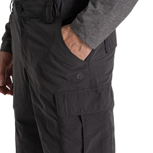 Craghoppers NosiLife Cargo III Shorts Ireland | Mens Travel Shorts - Borderland Muff