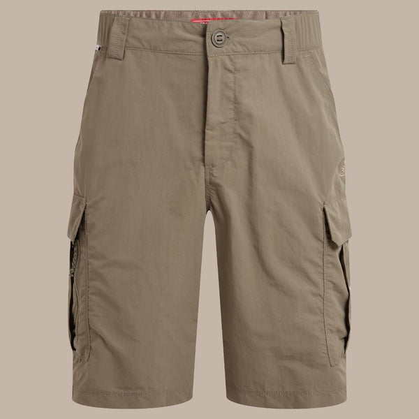 Craghoppers NosiLife Cargo III Shorts Ireland | Mens Travel Shorts - Borderland Muff