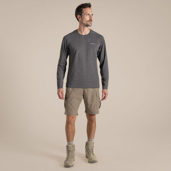 Craghoppers NosiLife Cargo III Shorts Ireland | Mens Travel Shorts - Borderland Muff