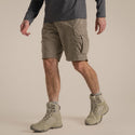 Craghoppers NosiLife Cargo III Shorts Ireland | Mens Travel Shorts - Borderland Muff