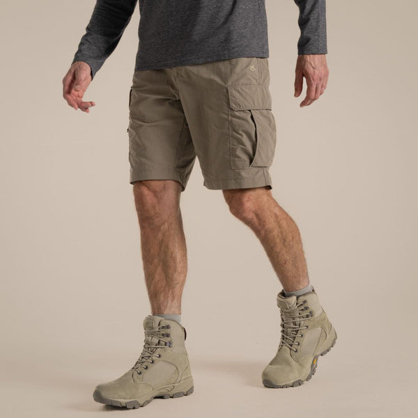 Craghoppers NosiLife Cargo III Shorts Ireland | Mens Travel Shorts - Borderland Muff