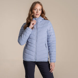 Buy mist Craghoppers Womens Compresslite IX Hooded Insulating Jacket