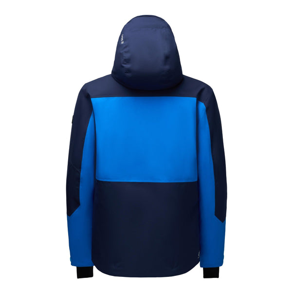 Dare2b Eagle IV men’s ski jacket Athletic blue and navy rear product view
