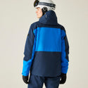 Dare2b Eagle IV men’s ski jacket in Athletic, rear view showing blue back panel
