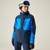 Dare2b Eagle IV men’s ski jacket in Athletic blue and navy, front view on model

