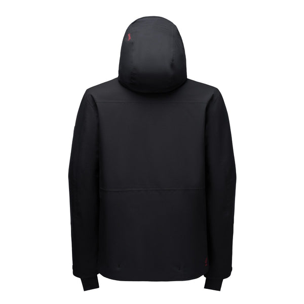 Dare2b Eagle IV Men's Waterproof Ski Jacket in Black - Back View
