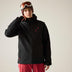 Dare2b Eagle IV Men's Waterproof Ski Jacket in Black, Model Front View
