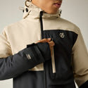Zipped chest pocket on Dare2b Halfpipe IV waterproof ski jacket in Pepper
