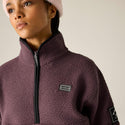 Dare 2b Women’s Slide Out Fleece – Recycled Borg Half Zip Ski Midlayer