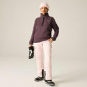 Dare 2b Women’s Slide Out Fleece – Recycled Borg Half Zip Ski Midlayer