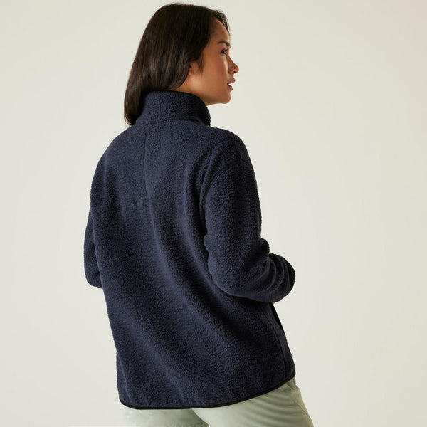 Dare 2b Women’s Slide Out Fleece – Recycled Borg Half Zip Ski Midlayer