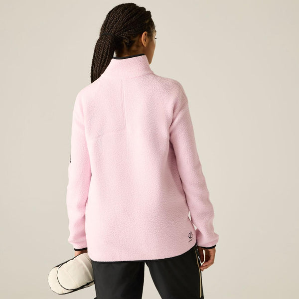 Dare 2b Women’s Slide Out Fleece – Recycled Borg Half Zip Ski Midlayer