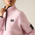 Dare 2b Women’s Slide Out Fleece – Recycled Borg Half Zip Ski Midlayer