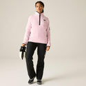 Dare 2b Women’s Slide Out Fleece – Recycled Borg Half Zip Ski Midlayer