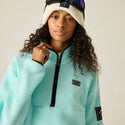 Dare 2b Women’s Slide Out Fleece – Recycled Borg Half Zip Ski Midlayer