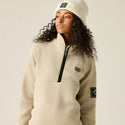 Dare 2b Women’s Slide Out Fleece – Recycled Borg Half Zip Ski Midlayer