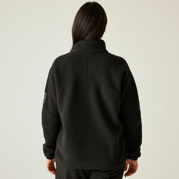 Dare 2b Women’s Slide Out Fleece – Recycled Borg Full Zip Ski Midlayer - Borderland Muff