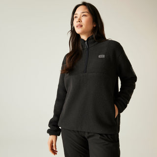 Dare 2b Women’s Slide Out Fleece – Recycled Borg Full Zip Ski Midlayer - Borderland Muff