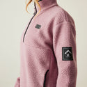 Dare 2b Women’s Slide Out Fleece – Recycled Borg Full Zip Ski Midlayer - Borderland Muff
