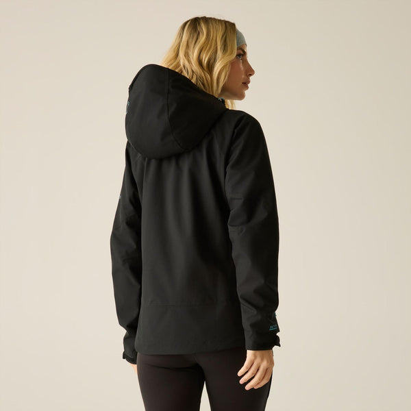 Ladies Torrek III Black waterproof hiking jacket with 35K weather protection