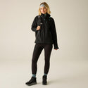 Women's Dare 2b Torrek III Black waterproof hiking jacket with windproof outdoor performance