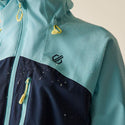 Ladies Torrek III Navy waterproof mountain jacket with stretch fabric comfort