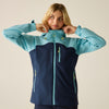 Women's Dare 2b Torrek III Navy hiking jacket for mountain and trail adventures