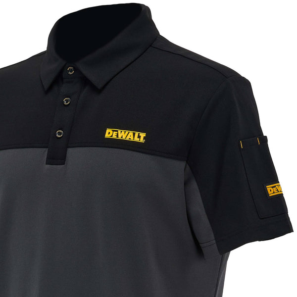 DeWalt Skyrock Polo Shirt Sleeve Branding Detail
