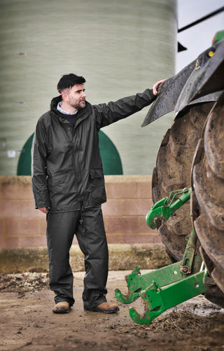 Fort Air Flex Waterproof Breathable Work Jacket - Green, Navy, or Black - Borderland Muff