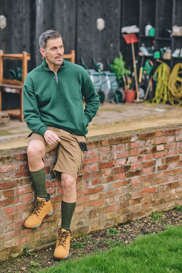 HJ Hall Commando Sock HJ3000 | Wool-Rich Military-Grade Work Boot Socks