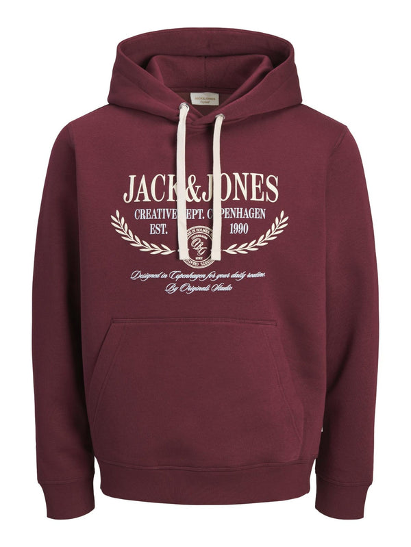 Jack & Jones Frederiksberg Men's Relaxed Fit Hoodie - Borderland Muff