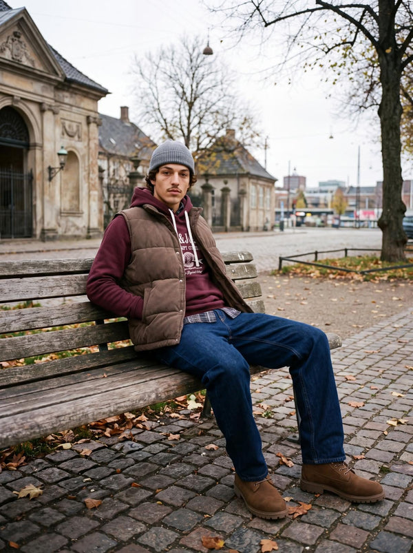 Jack & Jones Frederiksberg Men's Relaxed Fit Hoodie - Borderland Muff