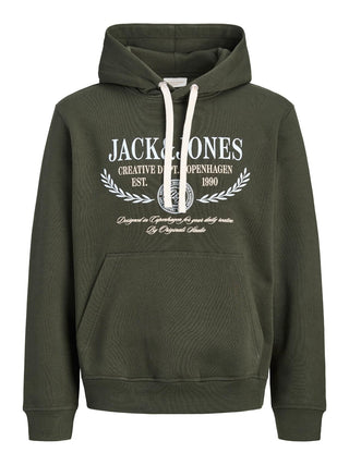 Jack & Jones Frederiksberg Men's Relaxed Fit Hoodie - Borderland Muff