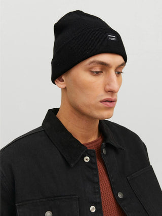 Jack & Jones JACDNA Recycled Knit Beanie – Unisex Winter Hat - Borderland Muff