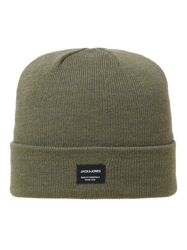Jack & Jones JACDNA Recycled Knit Beanie – Unisex Winter Hat - Borderland Muff