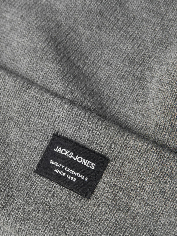 Jack & Jones JACDNA Recycled Knit Beanie – Unisex Winter Hat - Borderland Muff